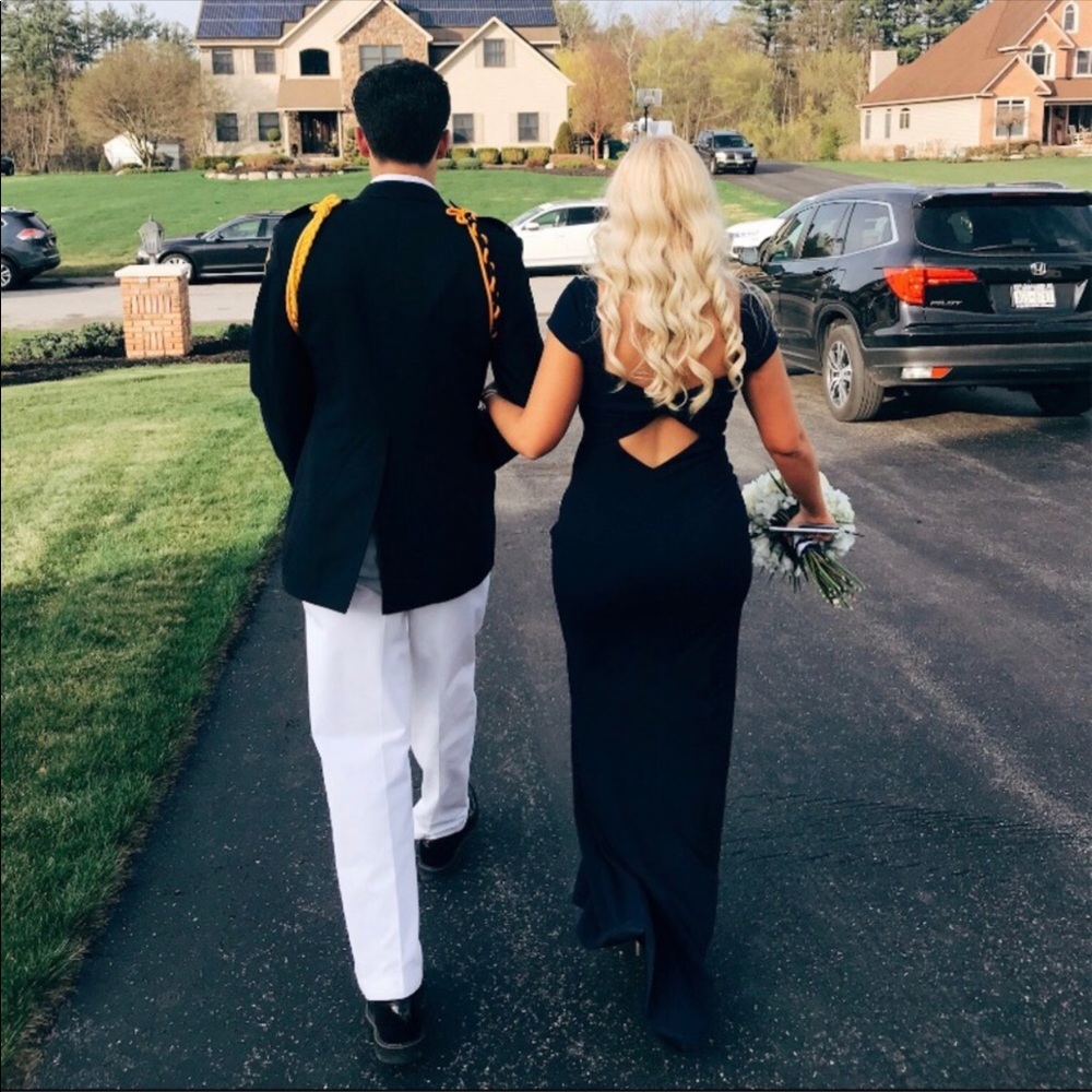 BHLDN Madison Dress in navy